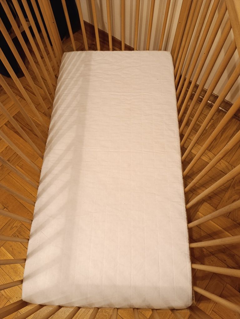 Łóżeczko Ikea 60x120 z materacem