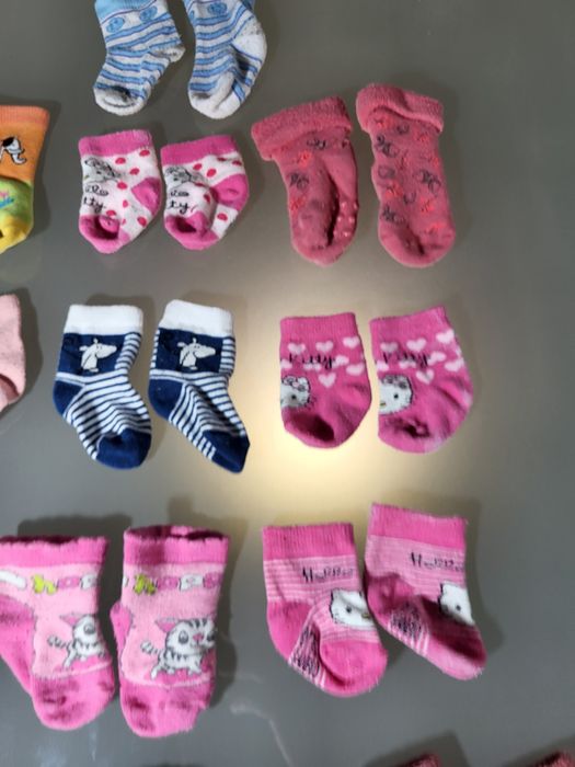 Skarpetki Niemowlęce 13 Par Antypoślizgowe 0-9 mc