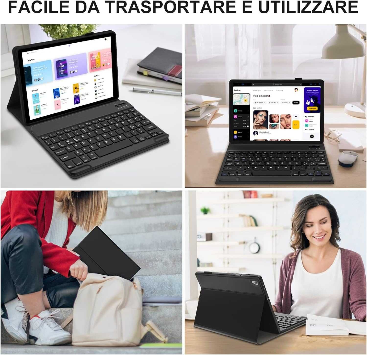 JADEMALL etui klawiatura Lenovo Tab M10 10,1'' HD 2nd TB-X306F X306X