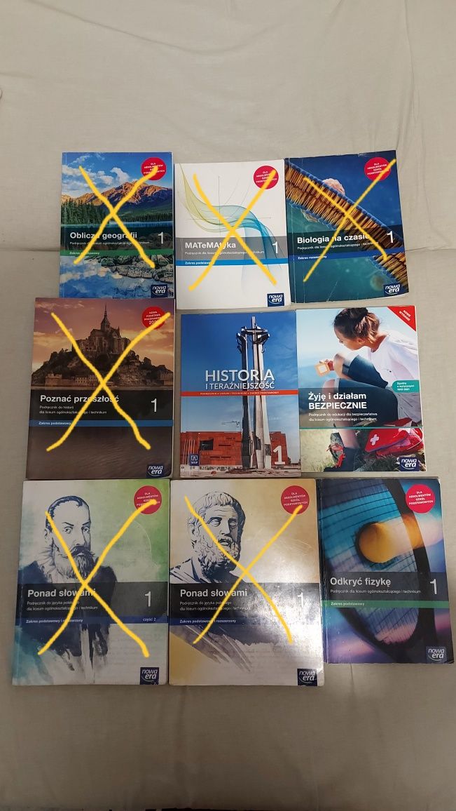 Książki do klasy 1 i 2 szkoły średniej