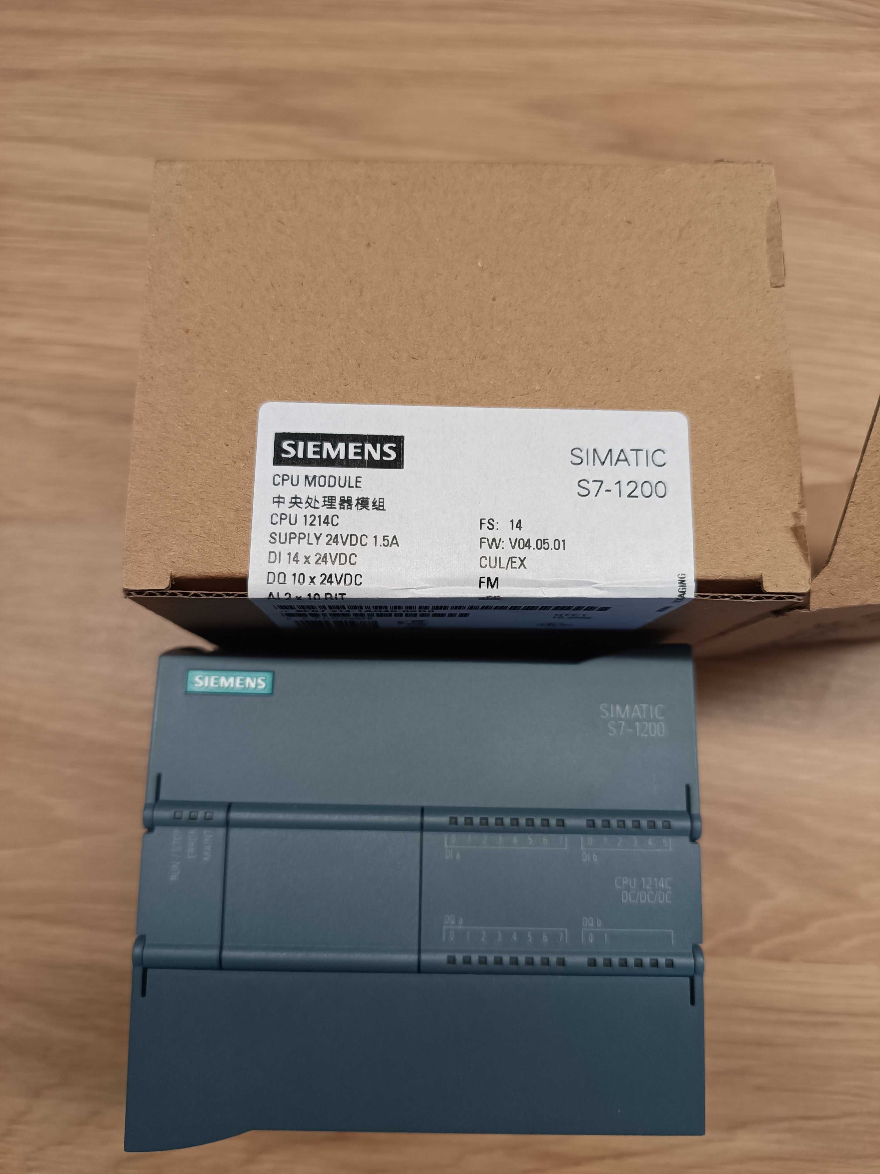 Siemens S7-1200 CPU 1214C 14 DI 10 DQ 2AI