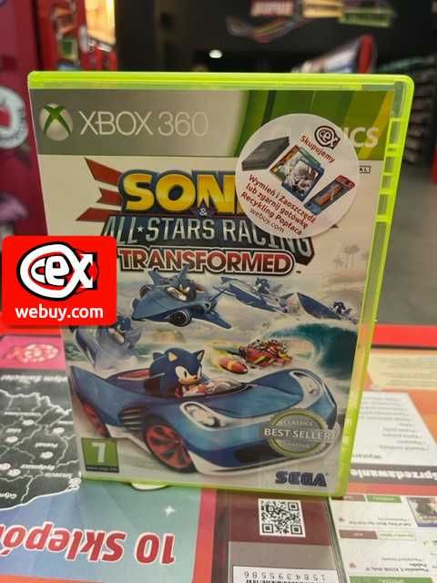 Gra Sonic & All Stars Racing Transformed Xbox 360 CeX Warszawa
