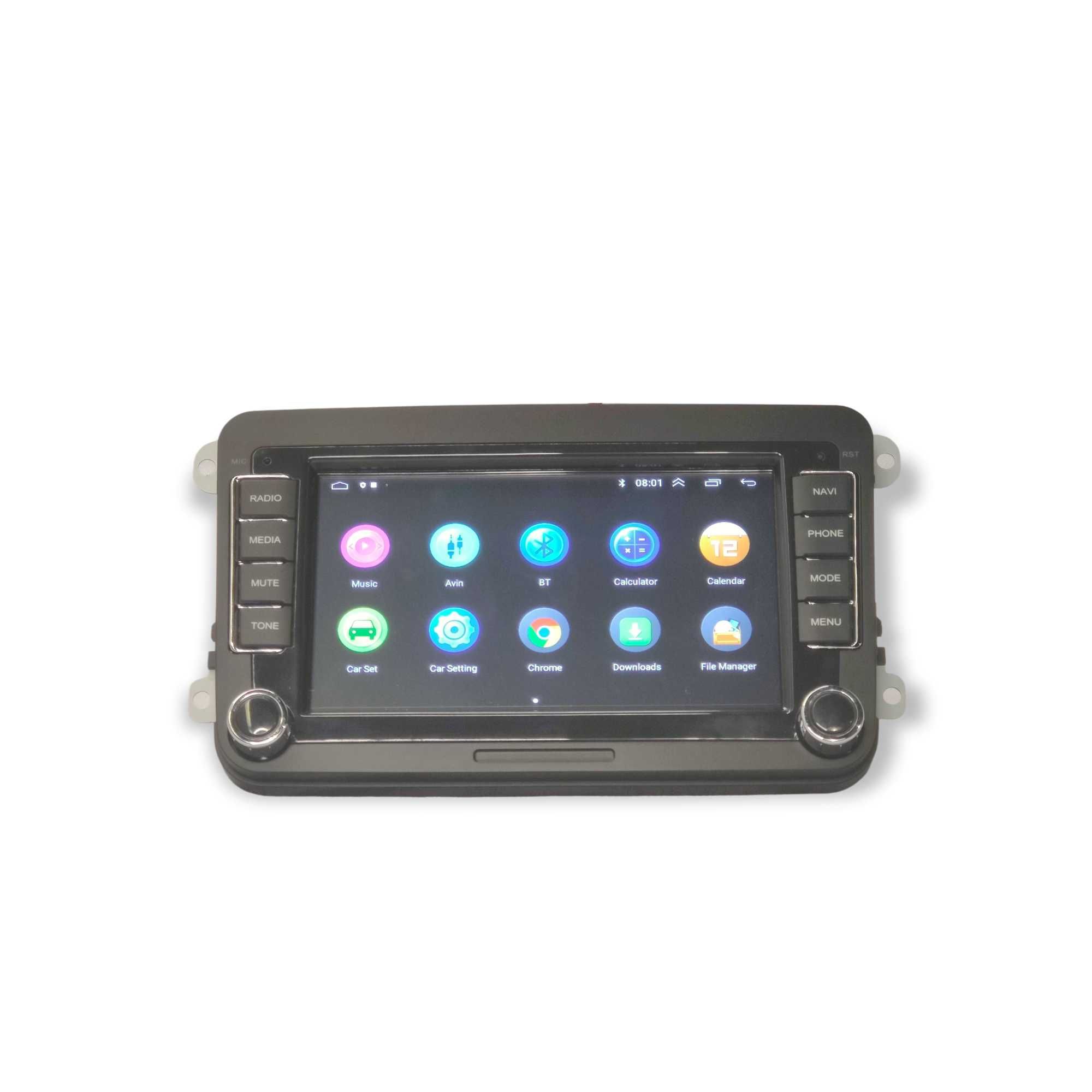 Rádio Volkswagen VW SEAT SKODA - Android 2 DIN GPS WIFI OBD Bluetooth