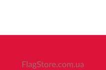Флаг Польши/польский 90*60/150*90/240*160 см, прапор Польші/польський