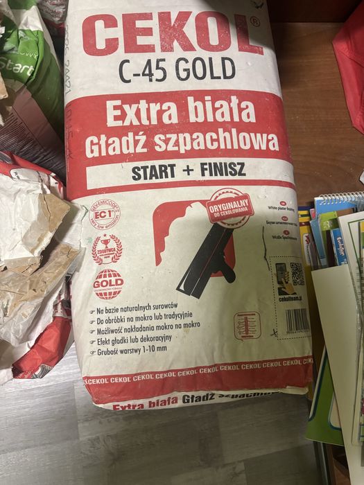 Gładź szpachlowa start -finisz CEKOL