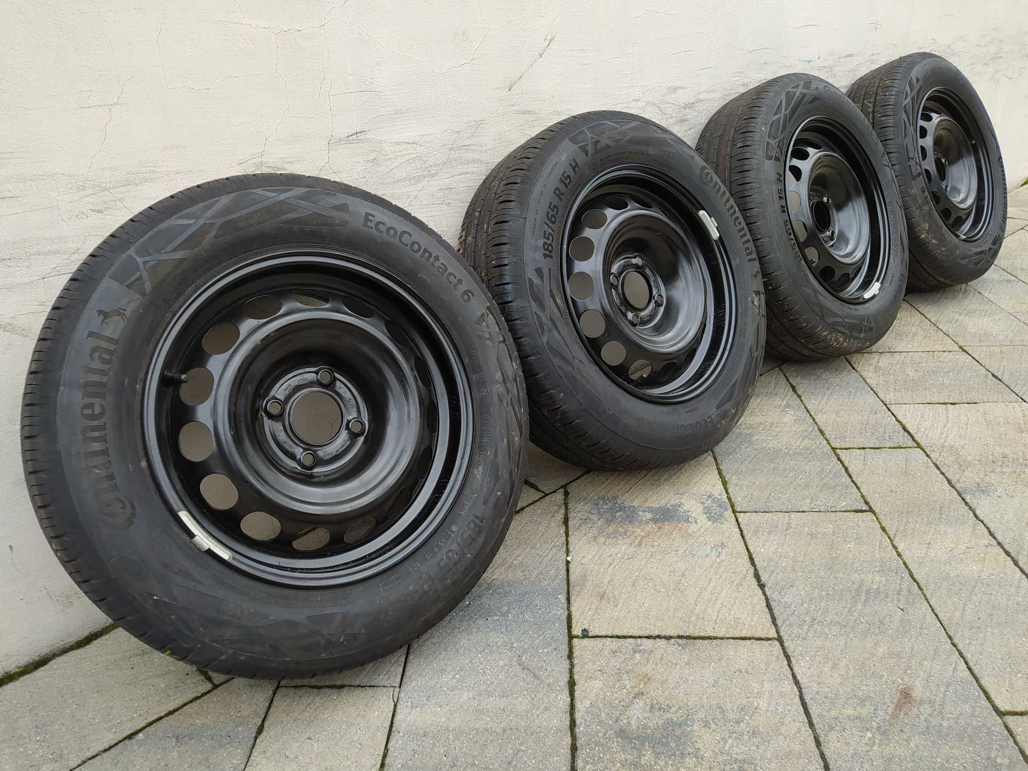 Koła stalowe 15 Opel Corsa F 4x108, 185/65R15 NOWE, Peugeot Citroen