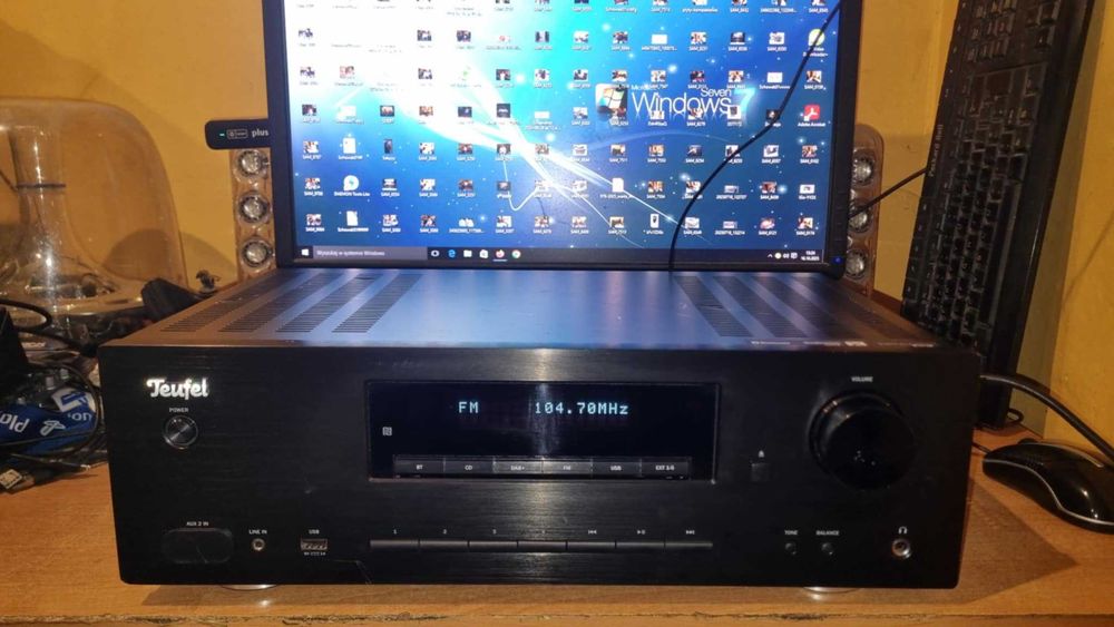 Amplituner stereo Teufel KB 62CR CD MP3 USB Optical BT Bluetooth Phono