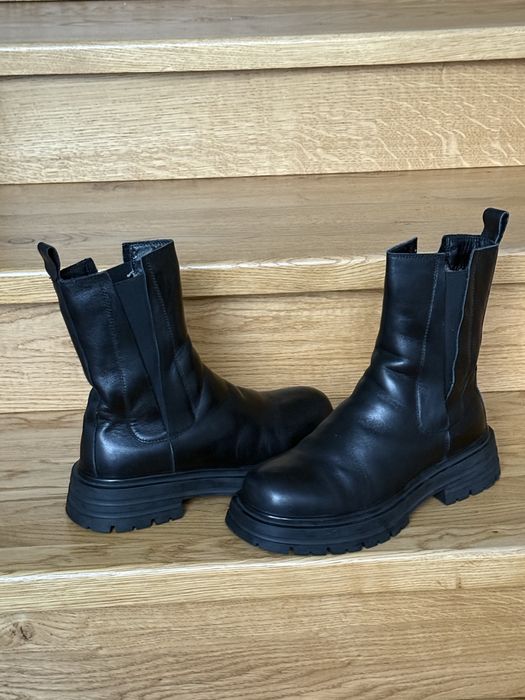 Ботінки-черевики зимові з натуральнлюої шкіри