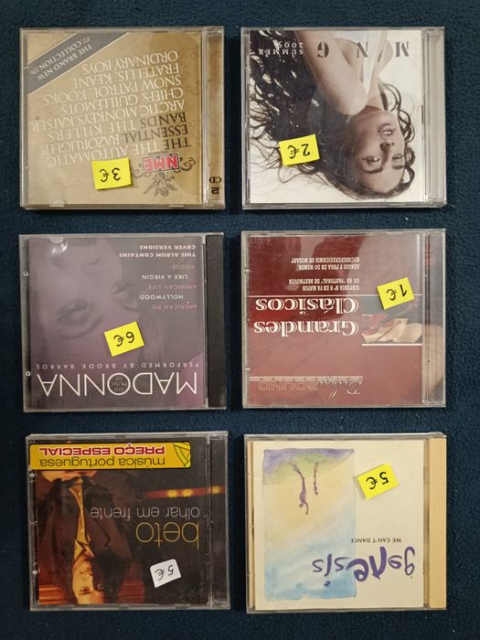 Lote de 48 CD's ( os melhores l )