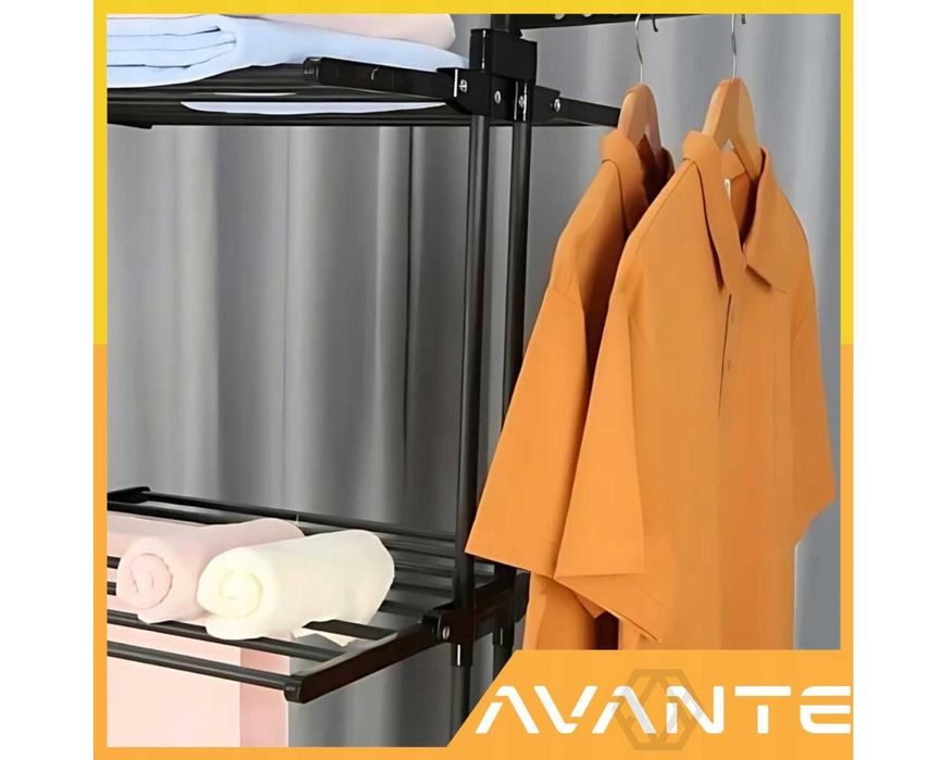 Suszarka na Pranie Stojąca na Ubrania Pionowa na Balkon Zewnętrzna