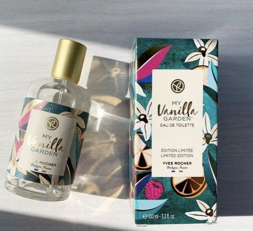 Подарунок my vanilla garden ванільний сад 100ml. Ів ив роше yves roche