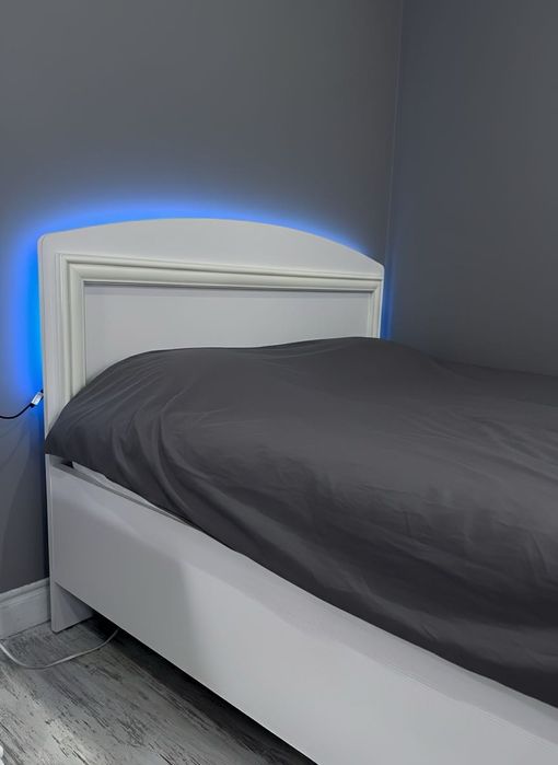 Ліжко біле 120*200 Салерно