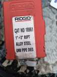 Narzynki Ridgid dwa komplety 1-2 cala
