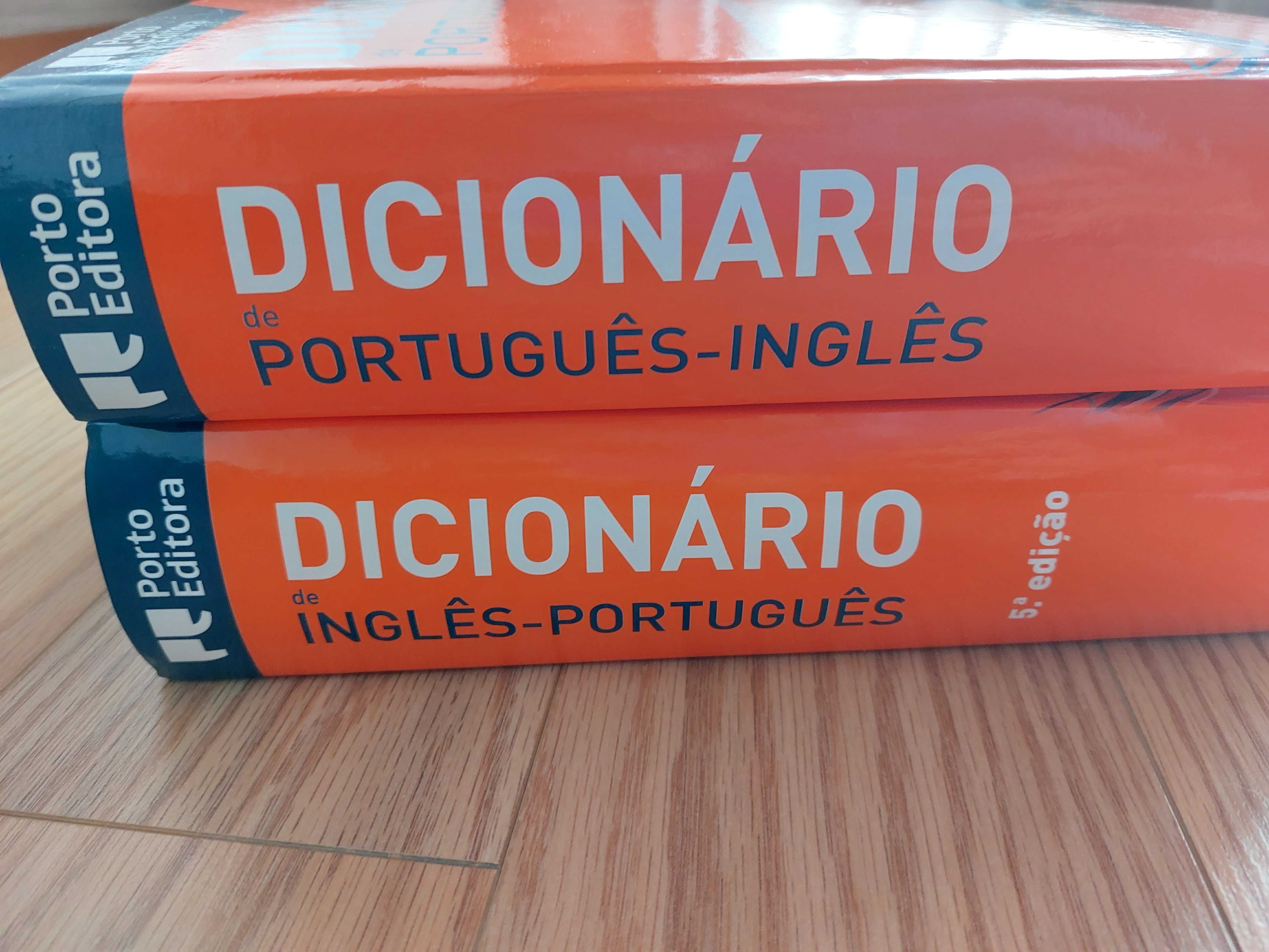 Dicionários Inglês-Português e Português-Inglês Porto Editora NOVOS