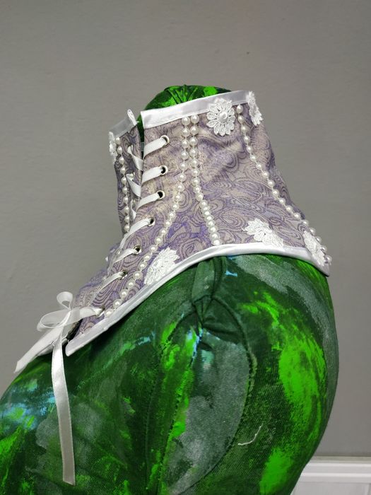 Kołnierz lolita gorset szyjny wiktoriański