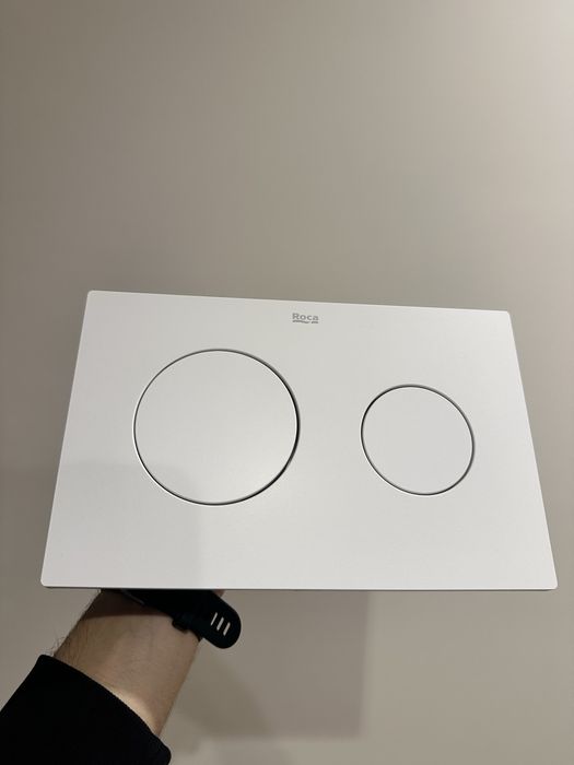 Przycisk WC Roca PL10 Dual Matt White