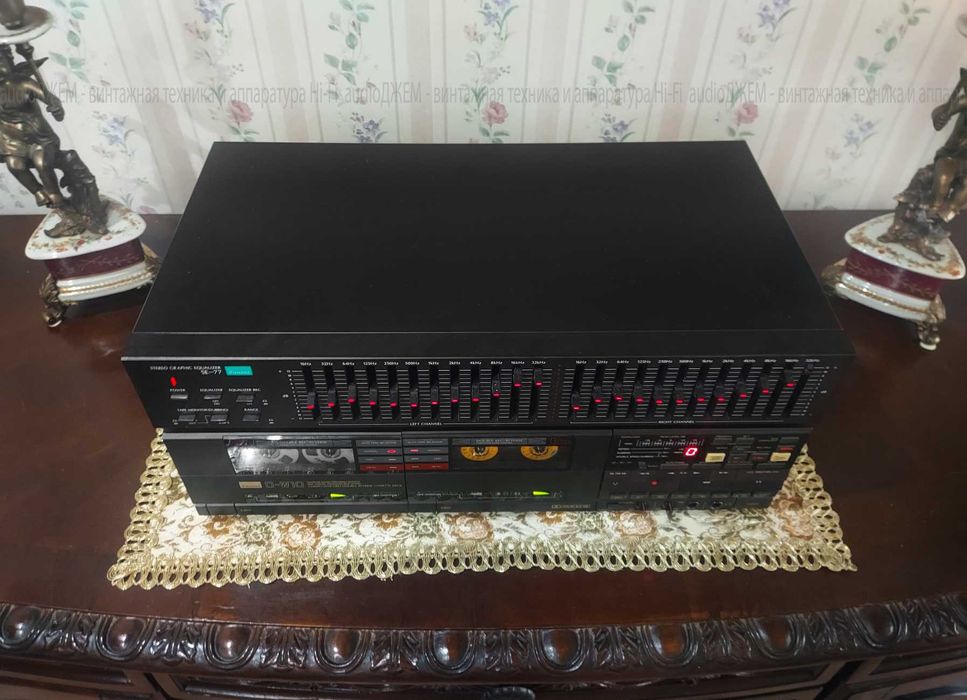 Hi-Fi система Sansui D-W10 + Sansui SE-77 made in Japan
