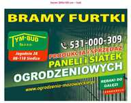 Panele ogrodzeniowe , podmurówka , słupki , bramy   furtki , PRODUCENT