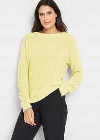 B.P.C sweter limonkowy prosty r.48/50