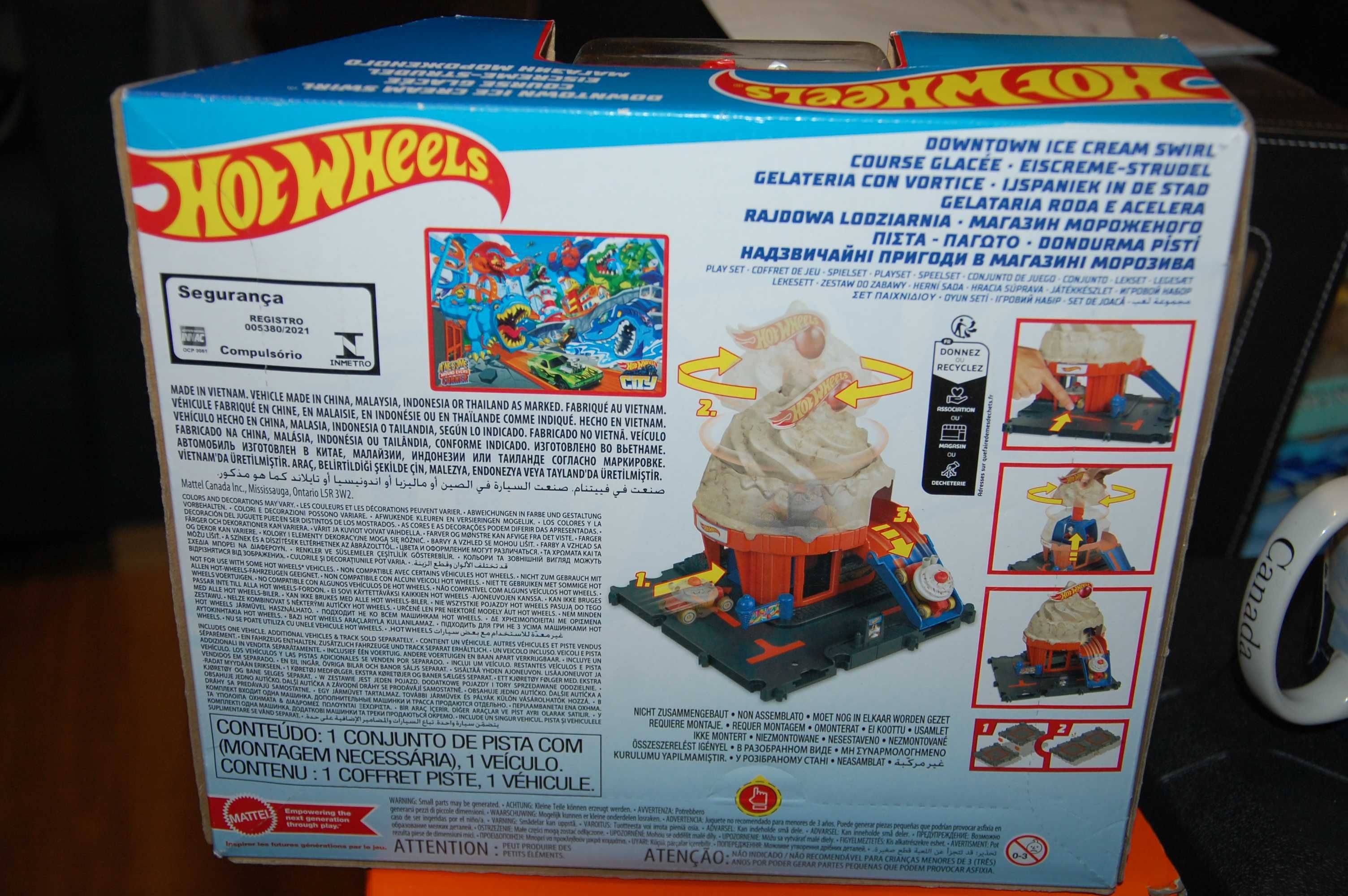 nowy tor HOT WHEELS + samochod wyrzutnia