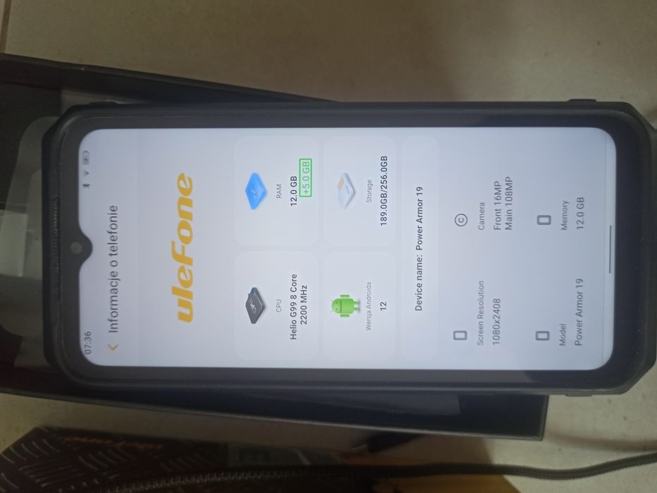 Smartfon Ulefone Power Armor 19