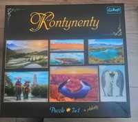 Puzzle Kontynenty 7w1 + plakaty (TREFL)