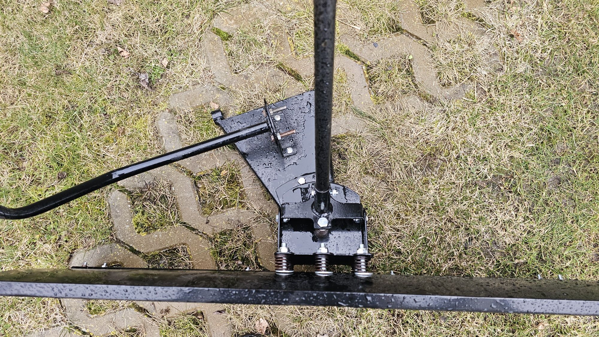 Pług 120 cm do traktorek kosiarka al-ko mocowanie łańcuchy koła