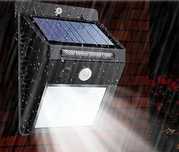 Вуличний світильник Solar Sensor Wall light на сонячній батареї