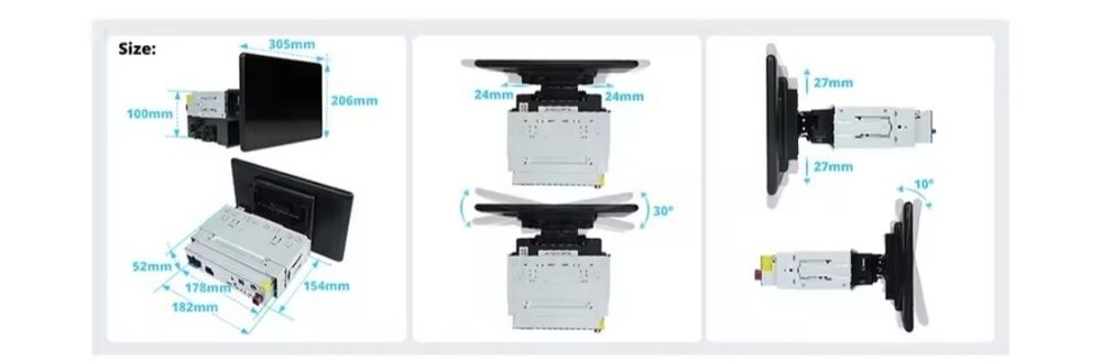 Автомагнітола ATOTO x10 1DIN 12.5 дюймів