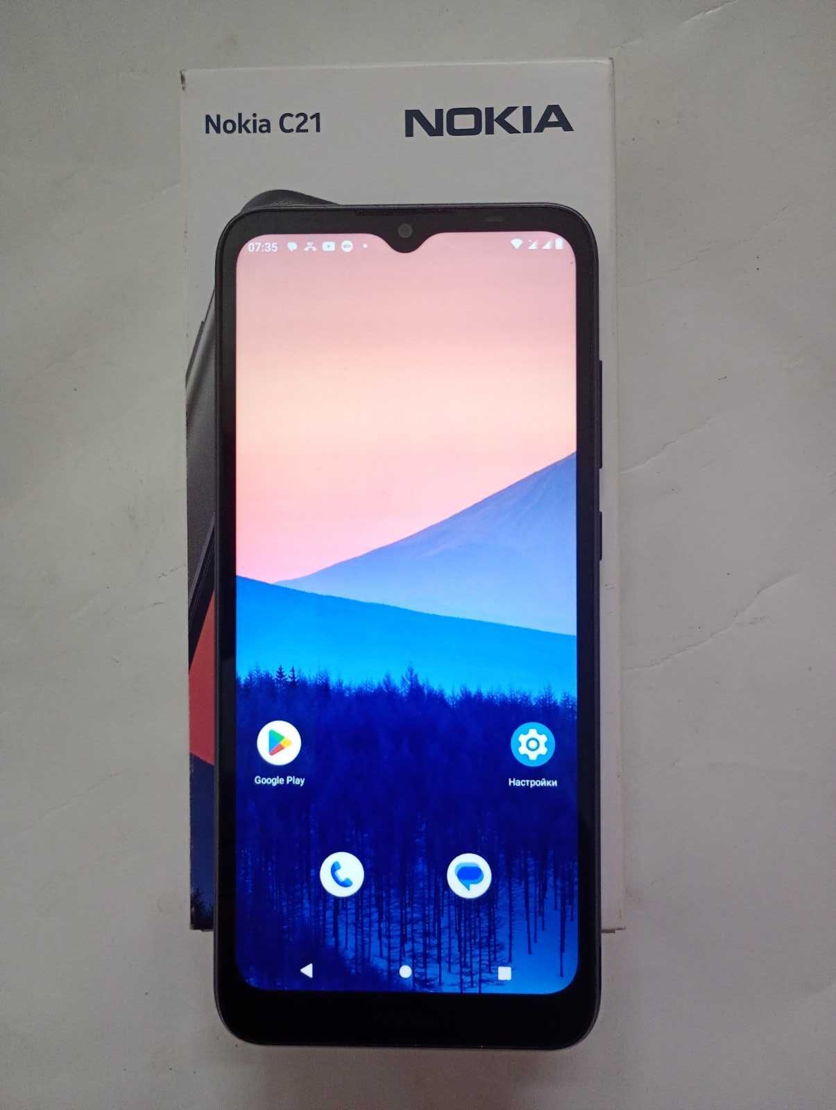 Смартфон Nokia C21 2/32GB Dark Blue, 2 симки