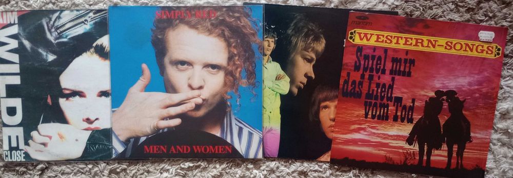 Пластинки  Кim Wild, Simply Red и тд. -одним лотом 4 шт.