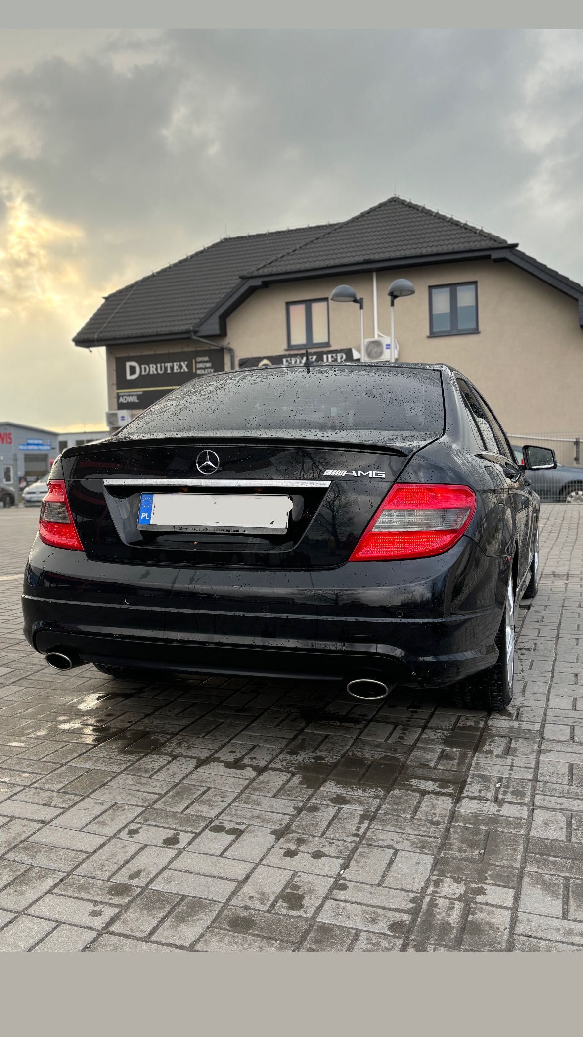 Mercedes-Benz W204 AMG 2008 Łopatki