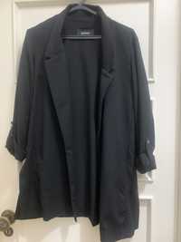 Blazer preto Stradivarius