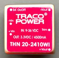 THN 20-2410WI Traco Power przetwornica DC/DC 9-36V 3,3V 4,5A 20W