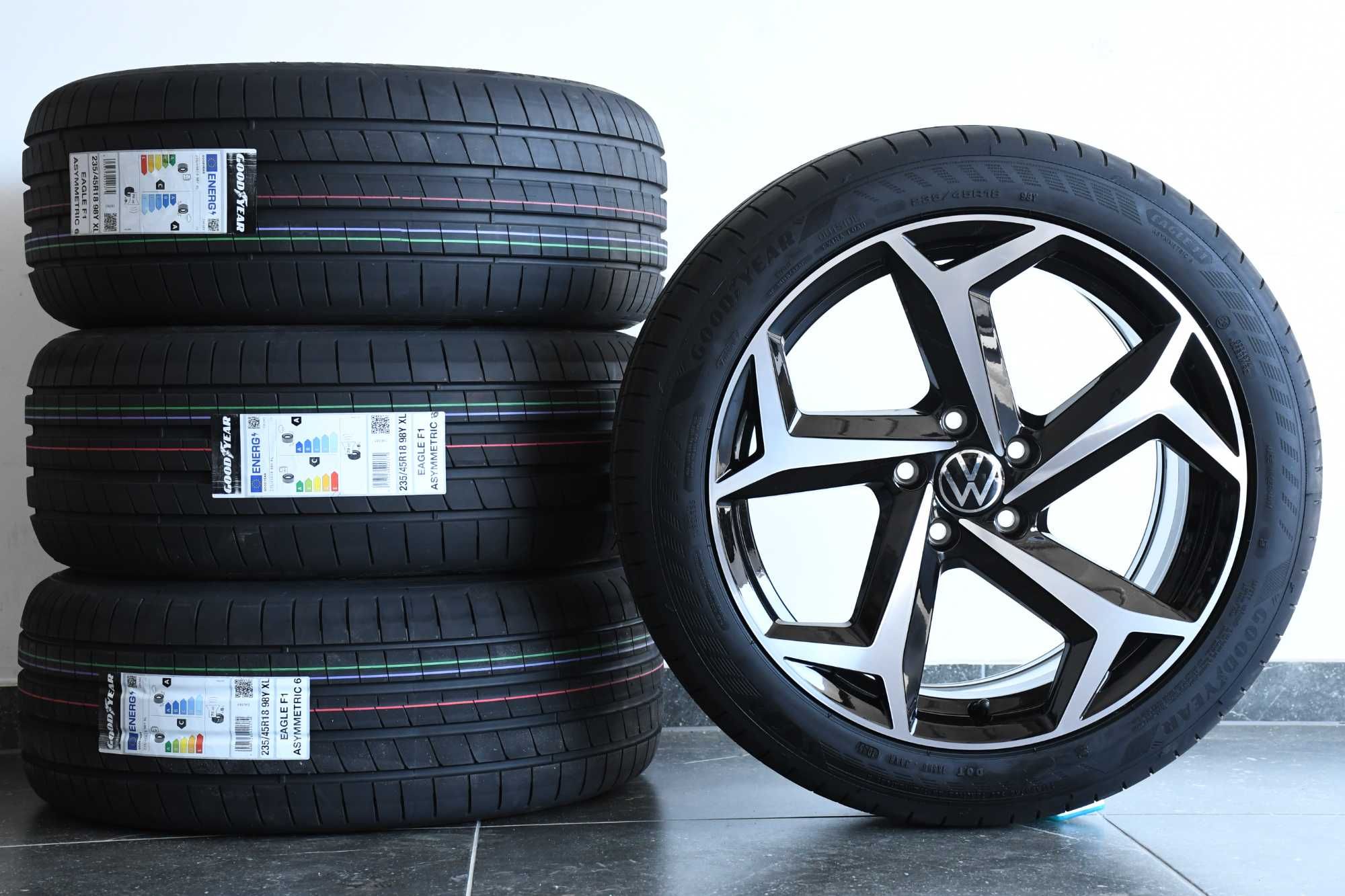 NOWE Koła Alufelgi 18" VW Passat OE 3G0.601.025.BG Goodyear Lato 2025