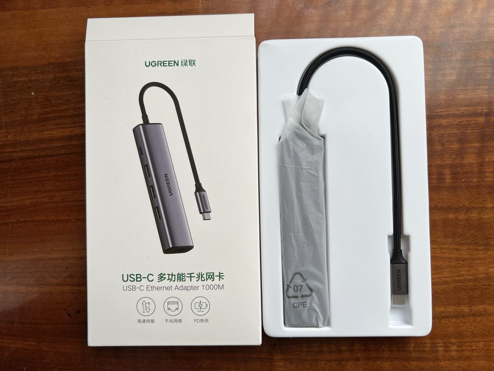 USB-C Ethernet Adapter 1000 M
