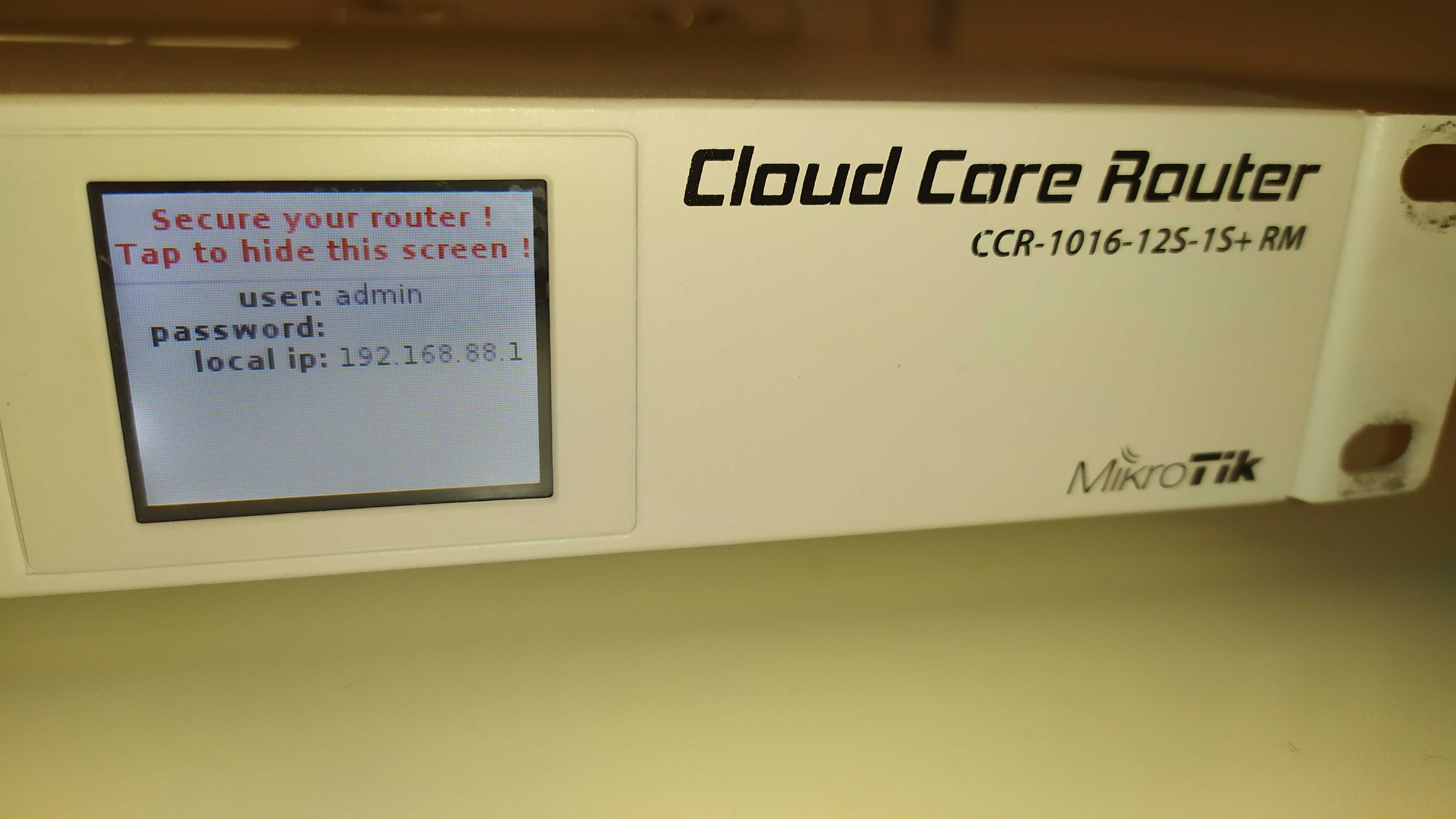 Mikrotik CCR1016-12S-1S+