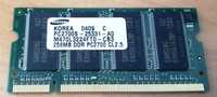 Memória RAM SODIMM Samsung DDR "PC2700" 256MB CL2.5