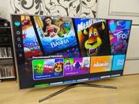 Slim 4К смарт телевизор Samsung 55 дюймов