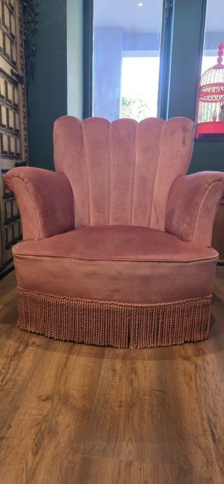 Sofa polprona cor de rosa