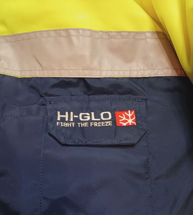 Kurtka xl zimowa L robocza hi-glo 25 Gold freeze odblaskowa ciepła xl