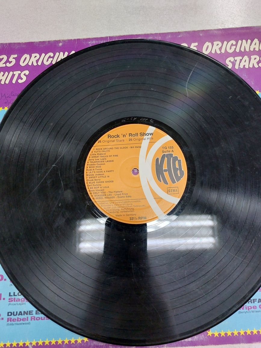 K-Tel. Rock'n'roll show. Vinyl.