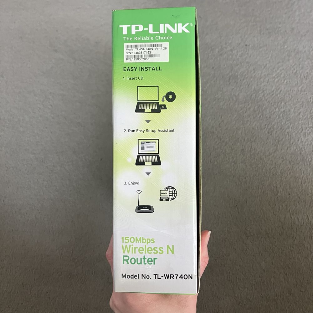 Bezprzewodowy router TL-WR740N TP-Link + cd