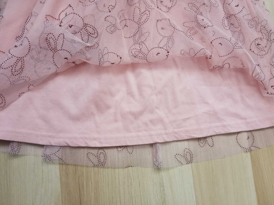 Sukienka tiulowa z króliczkami Pepco rozmiar 92/98 cm
