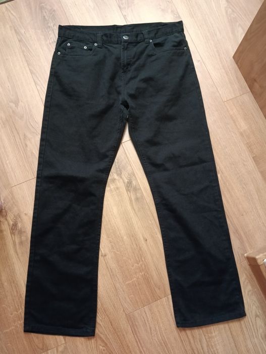 Spodnie męskie jeansy czarne W34L30