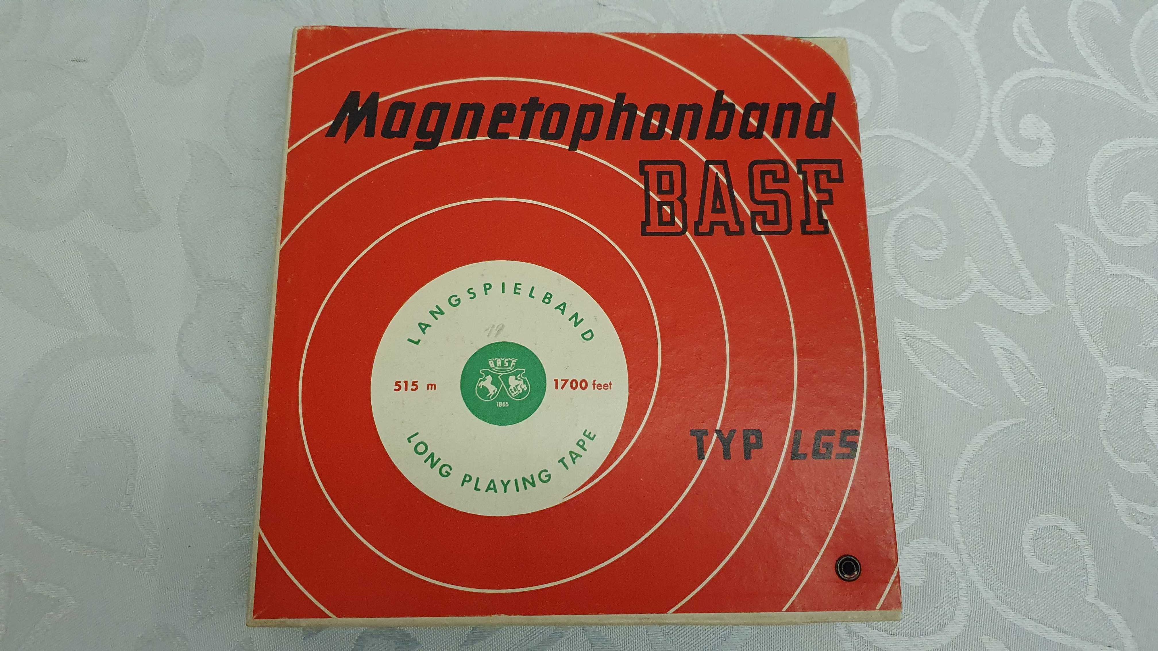 Szpula magnetofonowa BASF 18 cm z pudełkiem