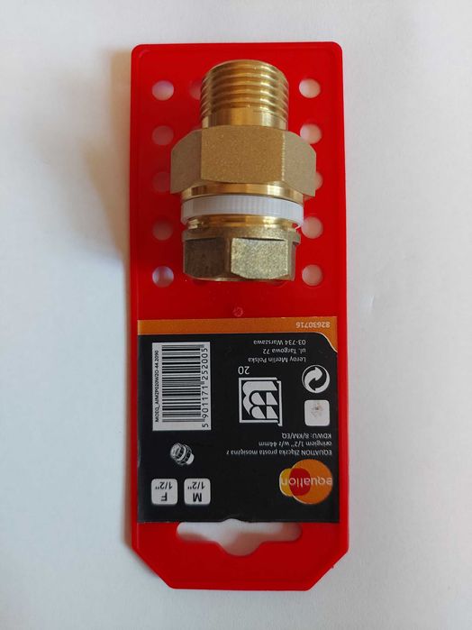 Śrubunek mosiężny 1/2” GW/GZ – nowy, Equation