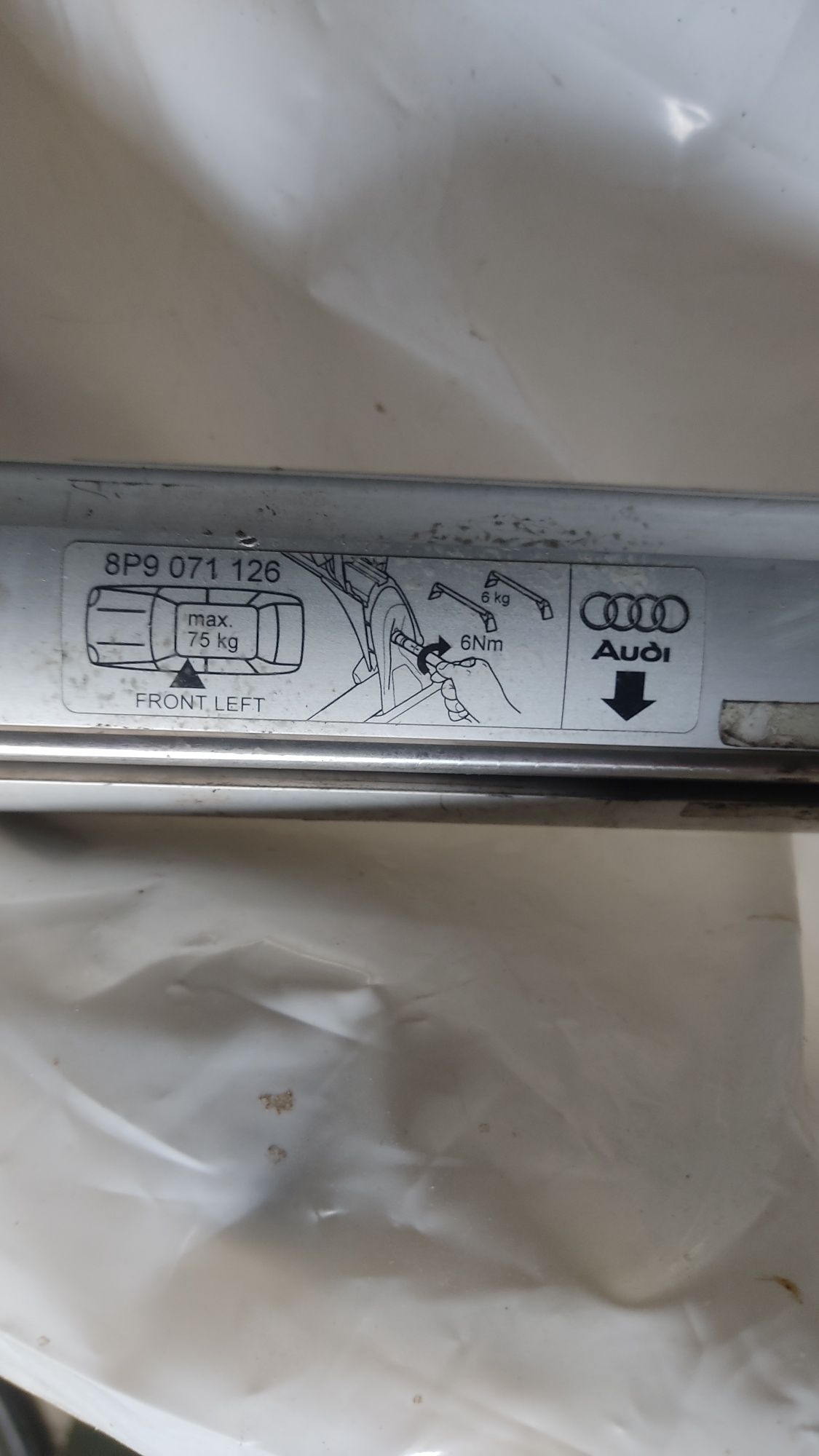 Bagażnik dachowy Audi A3 8P
