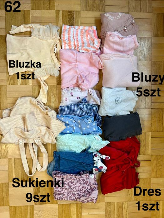 Paczka ubranek dla dziewczynki
