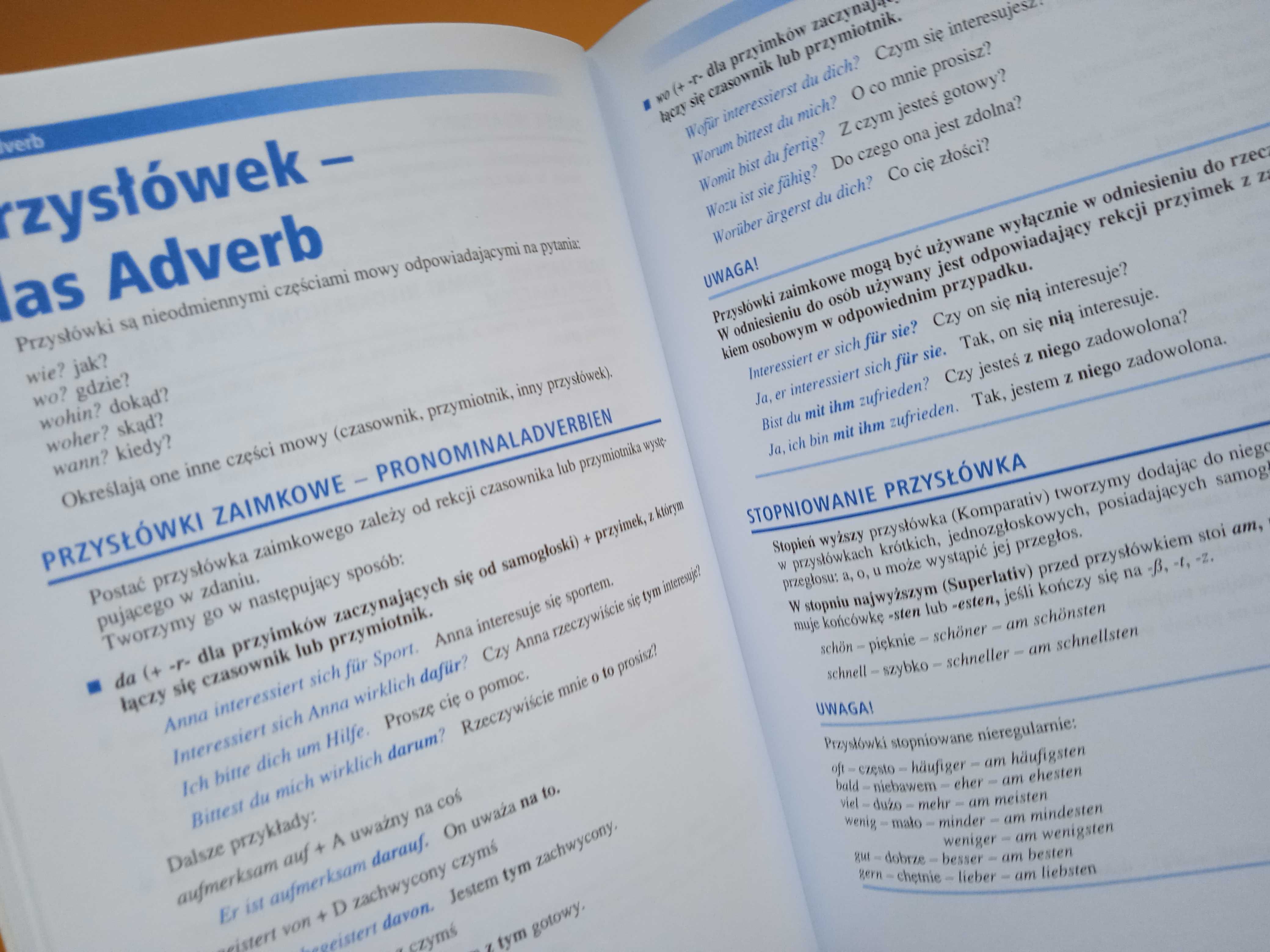 Gramatyka. Język niemiecki. Wydawnictwo Greg